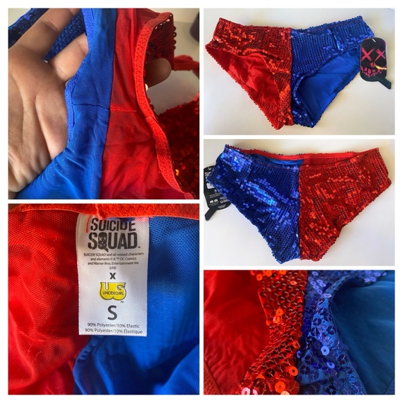 Officially Licensed Harley Quinn Costume Set - Women’s S/M, Partly New with Tags - Picture 7 of 16